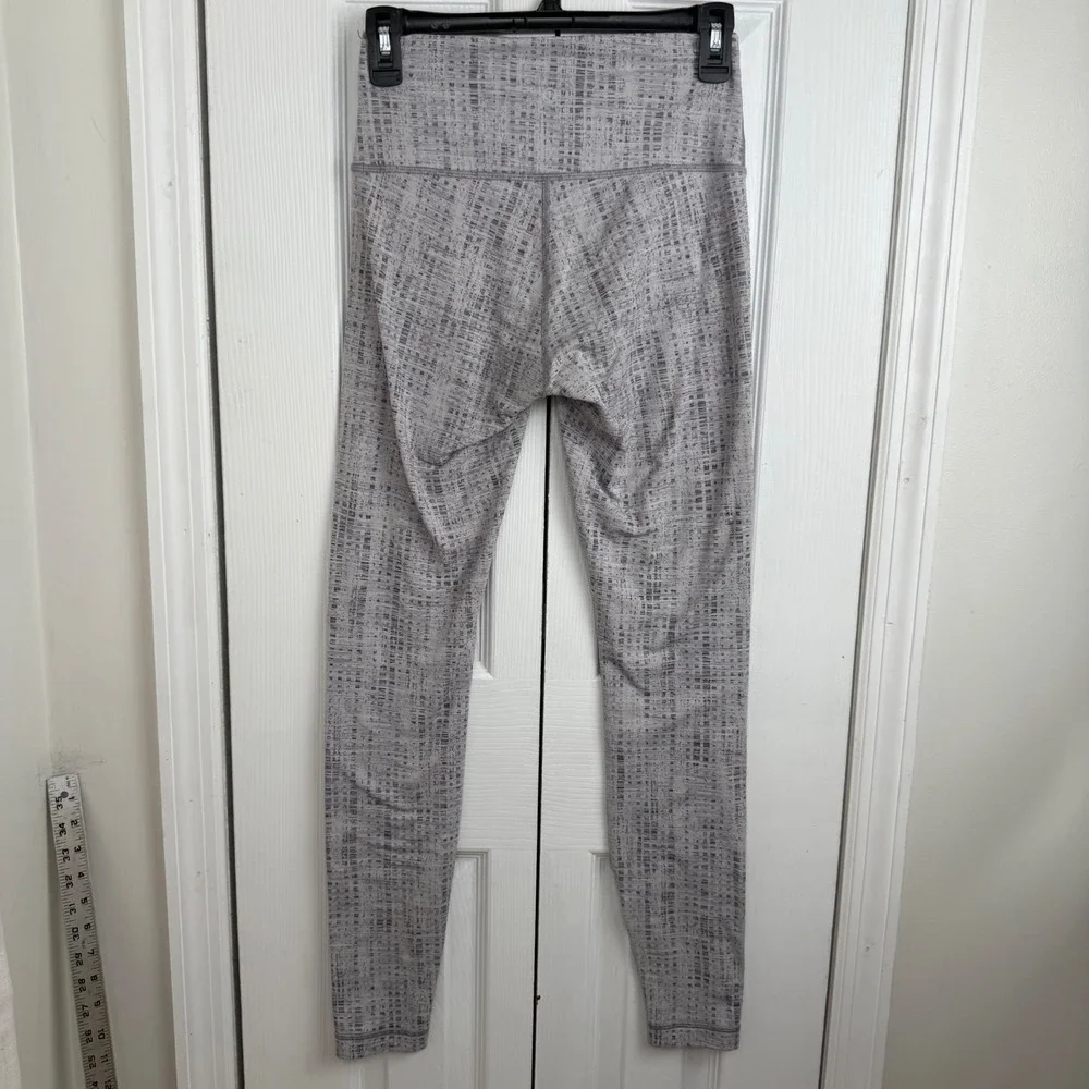 Lululemon Align Gray‎ Space Dye Leggings Size 6 High Rise